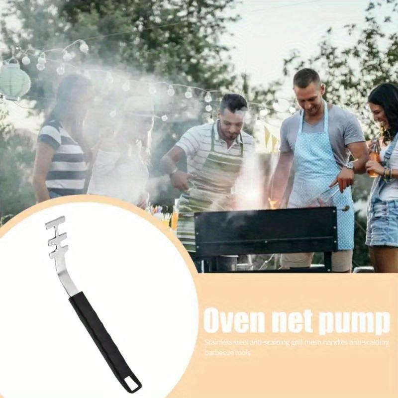 Anti-Scald Grill Grate Lifter Heat-Resistant Cooking Grate Lifter Tool Grill Tools Accessories for Lifte The Grill Net BBQ Tools
