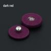Metal Snap Button with Colored Fabric Cover - High-End Copper Male-Female Hidden Buckle
