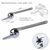 Pull Rod Toilet Flush Handle Stainless Steel Toilet Trip Lever  Plumbing Replacement
