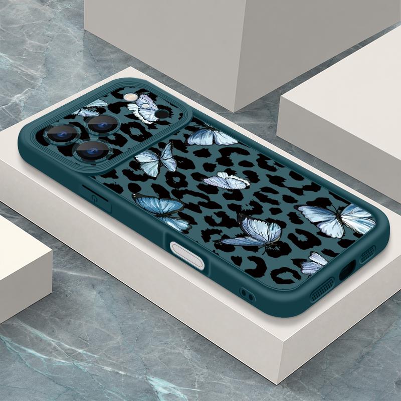 Creative Leopard Print Case For iPhone 17 Pro Max Shockproof Bumper Soft Cover For iPhone 16 15 14 13 Pro Max 16E 17E