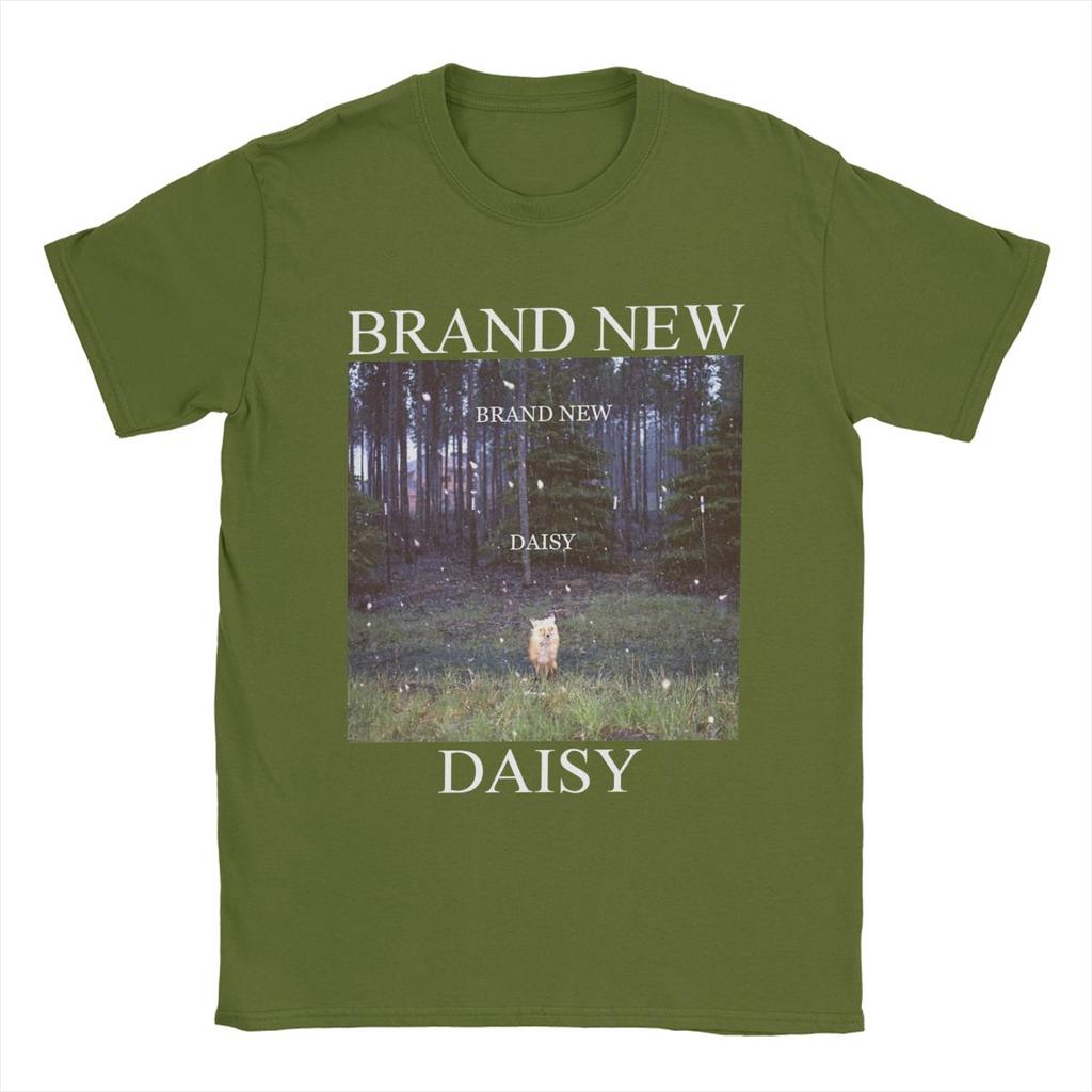 Brandneues Gänseblümchen T-Shirt Herren Reine Baumwolle Neuheit T-Shirt Rundhals Band T-Shirts Kurzarm Oberteile Geschenkidee