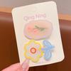2Pcs Cute New Cherry Acrylic Cartoon Duck New Headwea Hair Clip Baby Girls Headwear Kids Hair Accessories