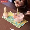 High-end 4-7pcs/set Japanese Ceramic Matcha Gift Box Matcha Tea Set With Whisk And Bowl Sumptuous Grinder Brush Tea Tools Hold