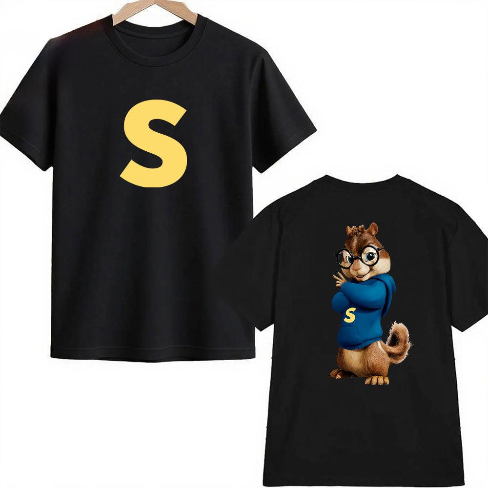 Alvin and The Chipmunks The Squeakquels Children Tshirt Manfashion Boys Girl Tee Shirt Is Available for Best Friend Tee Tops