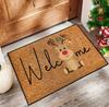 1psc Christmas Doormat Christmas Snowman Door Mat Floor Mat Christmas Home Decoration Carpet