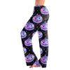 Women's Halloween Print Drawstring Pajama Pants, Comfortable Sleepwear with Elastic Waist