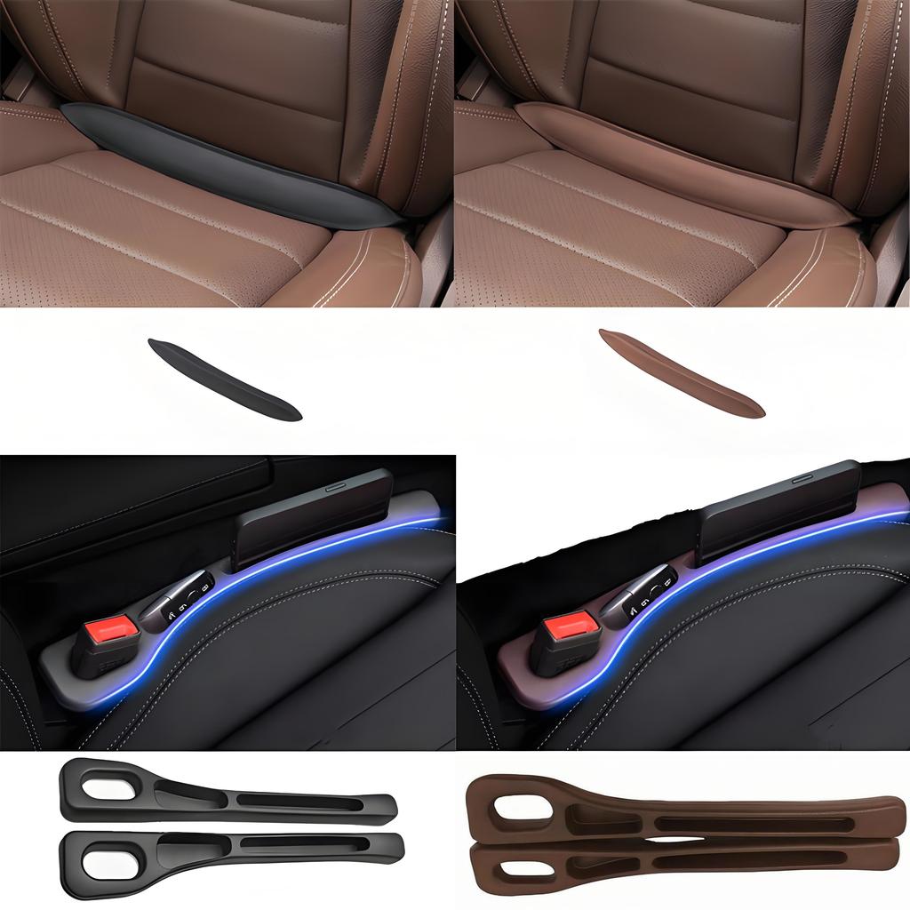 Car Seat Gap Filler Organizer & Car Seat Crevice Filling Strip Pu Waterproof Car Seat Gap Plug Strip Auto Interior Accessorie