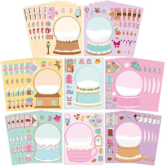 CY2SIDE Fall Religious Pumpkin Stickers - 40PCS Jesus Religious Make a Face Sticker Game for Kids School Reward DIY Christian Pumpkin Sticker Fall хрустальный шар