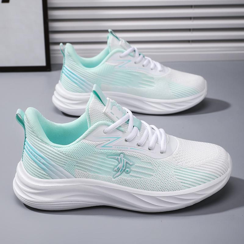 Brand women's shoes light running shoes 2025 spring new breathable running shoes children's soft elastic shock-absorbing sports shoes women
