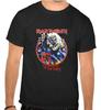 IRON MAIDEN Rockmusik Logo Schwarz 100% Baumwolle T-Shirt Herren T-Shirts Oberteil -1176 -Kinder-