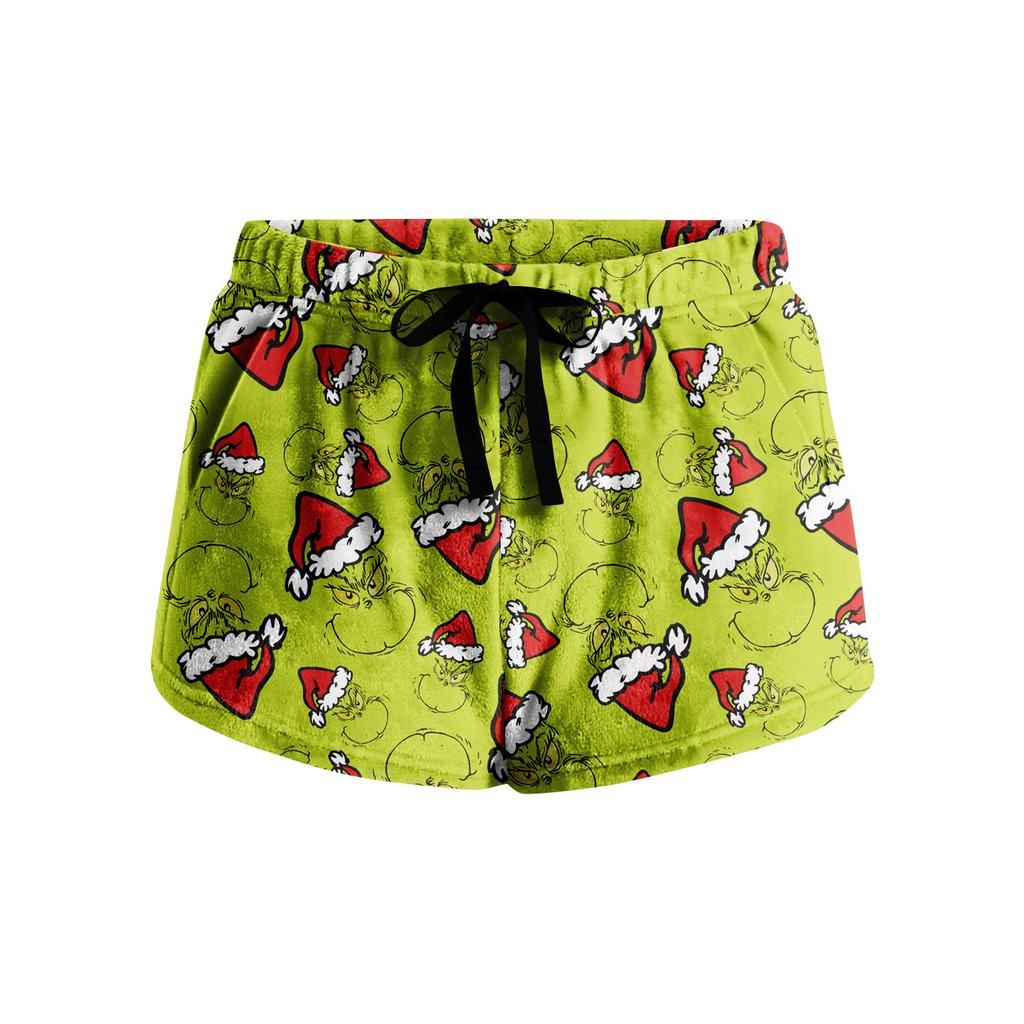Women's Soft Stretch Flannel Short Side Pocket Drawstring Casual Pajama Pants Soft Pajama Pants