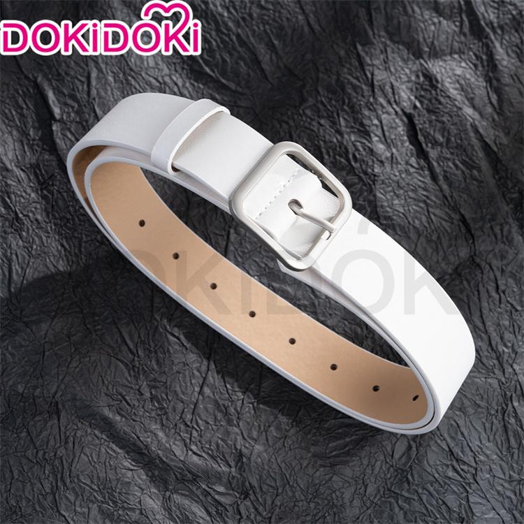 PÅ LAGER Zenin Makii Cosplay Kostume Anime Cosplay DokiDoki-R Kvinder Sort Uniform Zenin Makii Dragt Bælte Cosplay Kappe Kostume