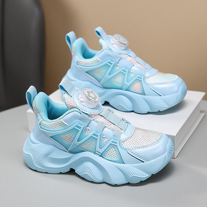 Summer 2025 Mesh Breathable Kids  Sports Shoes - Dad Style Size 31, Inner Length 19.6cm