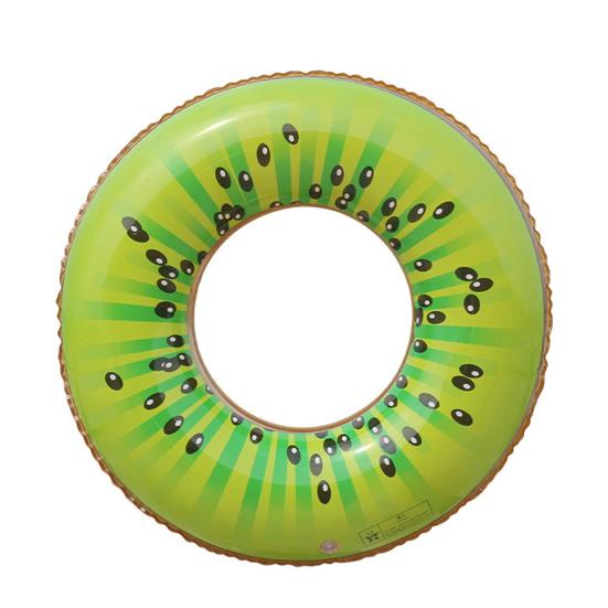 Oppblåsbare fruktbadeleker for barn voksne vannmelon kiwi appelsinformede gummibaderinger svømmering for sommerbassengfest innsjø strand