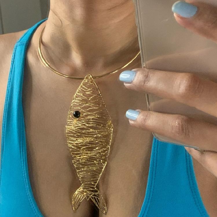 Fish Studs Earrings/Necklace Female Ear Studs/Choker Women Jewelry for Party