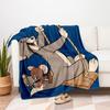 Adesivi Murali Cartoni Animati per Bambini Tom & Jerry Decorazione per la Casa Poster Murale Artistico RegaloCoperta Plaid in Flanella per Divano, Letto, Viaggio, Campeggio, Ufficio