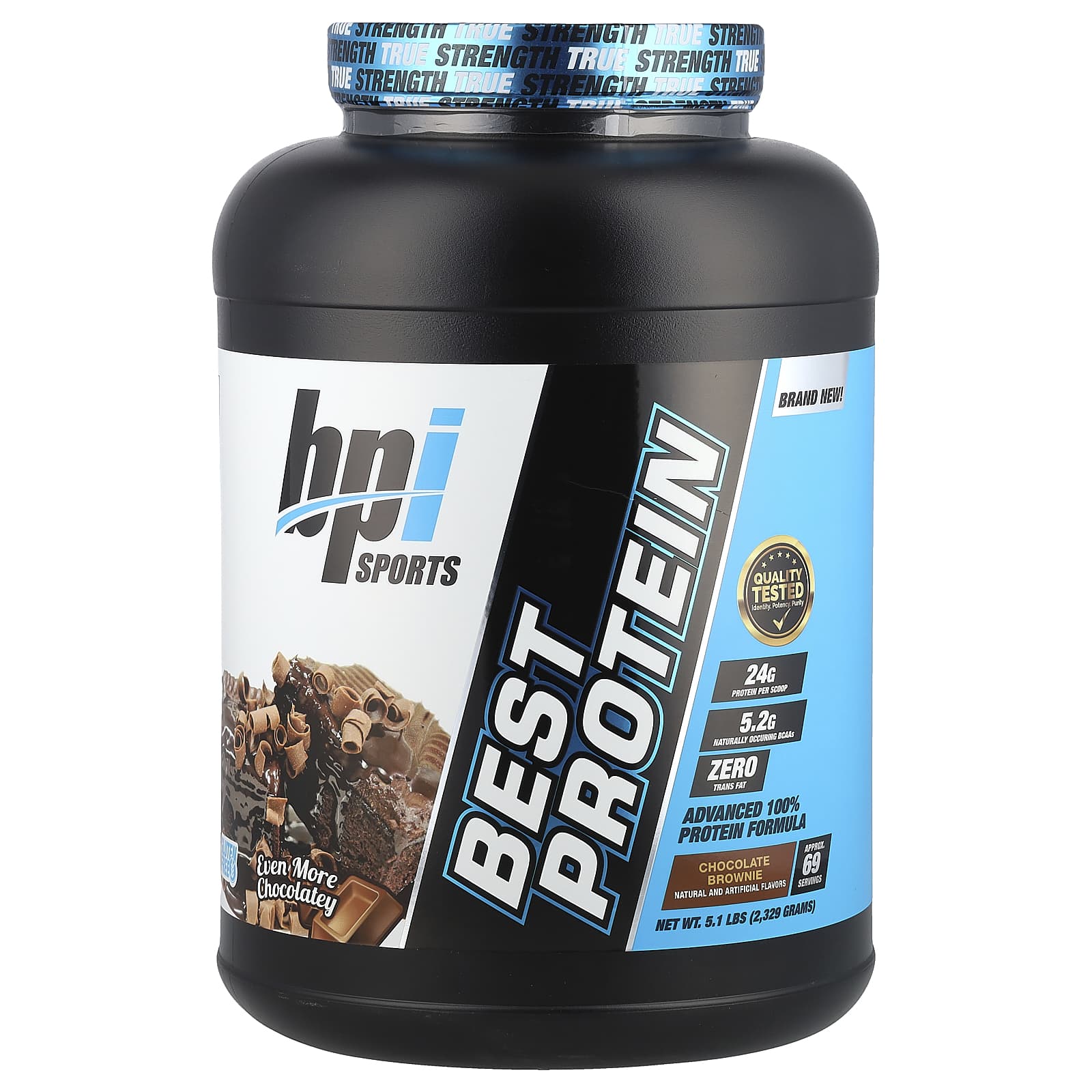 

Best Protein, Advanced 100% Protein Formula, Chocolate Brownie, 2,329G (5.1Lbs)