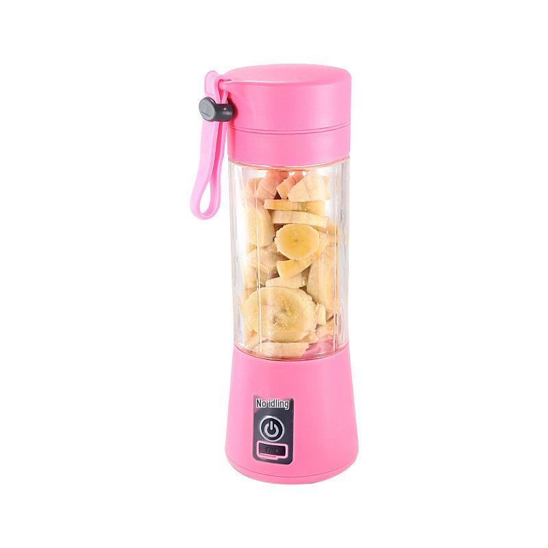 Portable USB Rechargeable Mini Electric Juicer Cup: Food-Grade Plastic, Outdoor-Friendly, Convenient for Fruit Juices