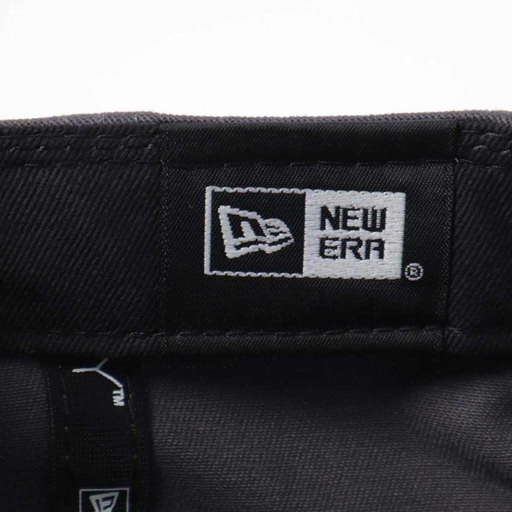 New Era 9FIFTY FLAT BILL Snapback Free Size Cap, Charcoal/Deep Navy, (Adjustable)