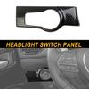 Carbon Fiber Interior Headlight Switch Panel Trim Cover for Dodge Durango +