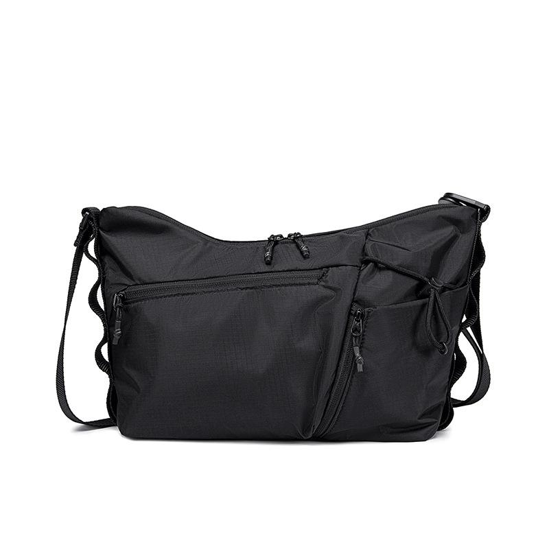 Functional Messenger Bag Niche Versatile Digital Crescent Bag Outdoor Waterproof Commuter Travel Shoulder Bag