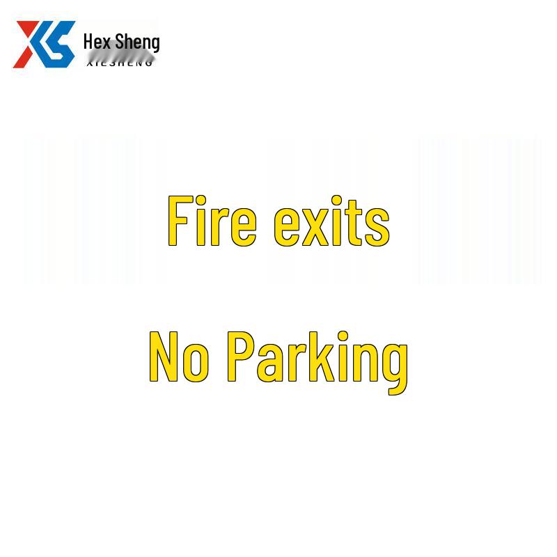 Fire Lane No Parking Ground Spray Paint Stencil