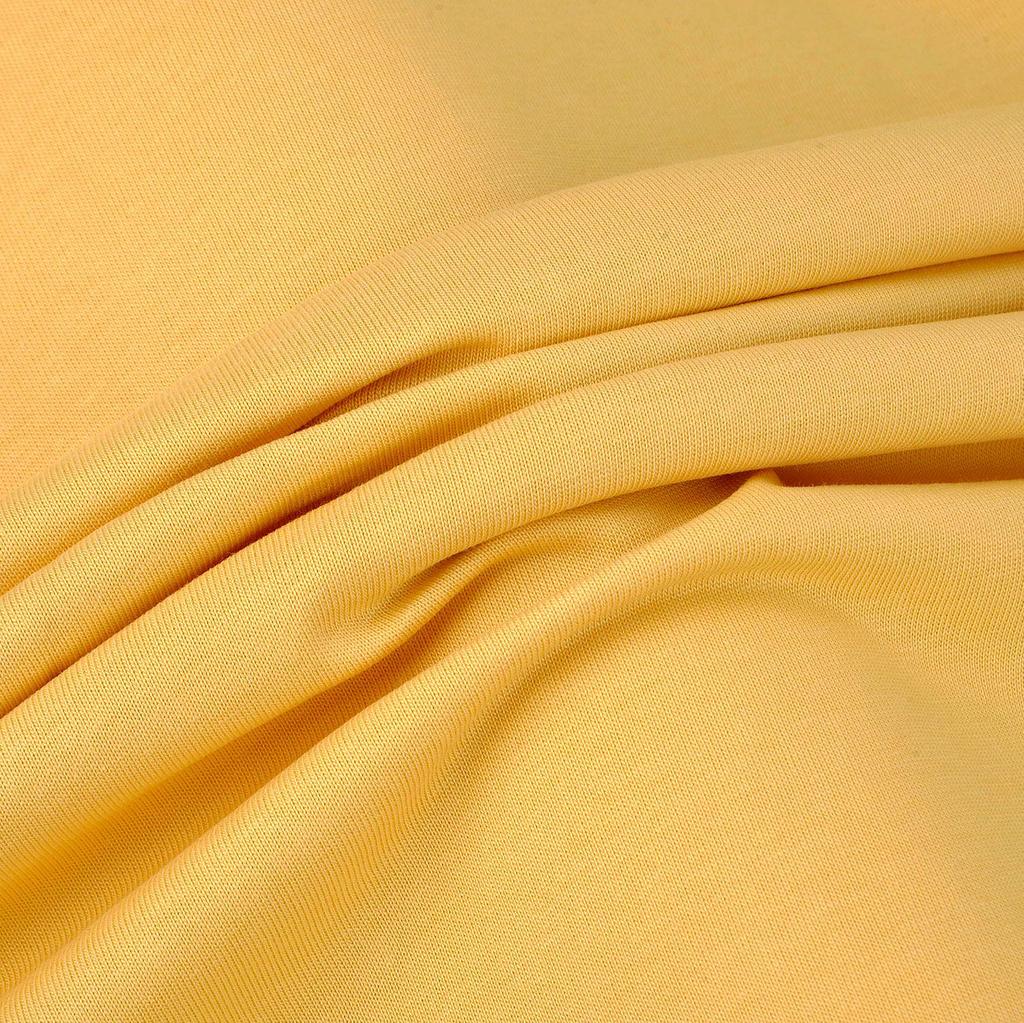 300g Heavyweight Combed Cotton Double Yarn T-Shirt Fabric - Smooth, Trendy, Pure Cotton Sweat Cloth