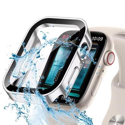 Waterproof Case for Apple Watch 7 8 9 45mm 41mm Screen Protector Glass+Cover iWatch 11 10 42mm 46mm 5 SE 6 44mm 40mm Accessories