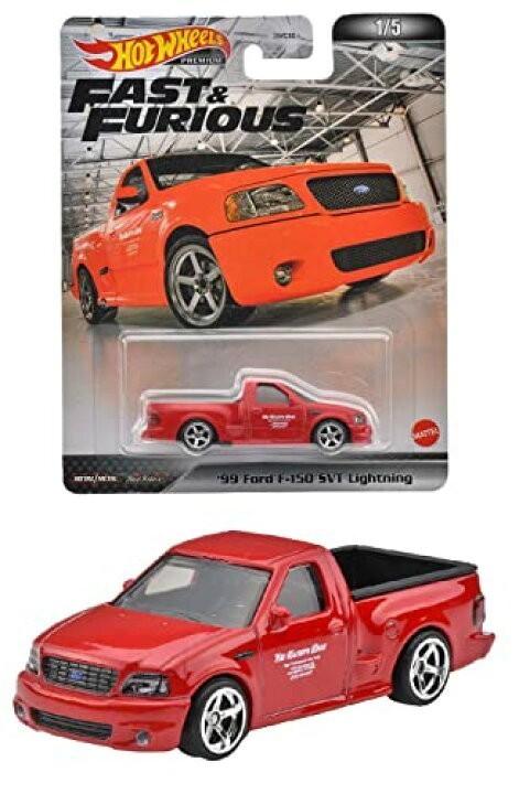 Hot Wheels Retro Entertainment Fast Furious Ford SVT Lightning Hot Wheels & '99 F-150