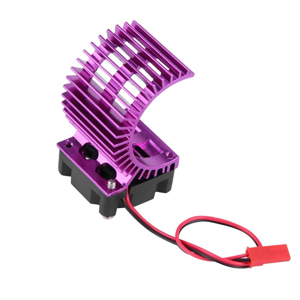 Model Accessory Heat Sink With Cooling Fan for 1 10 Scale Electric RC Car 540   550 Motor