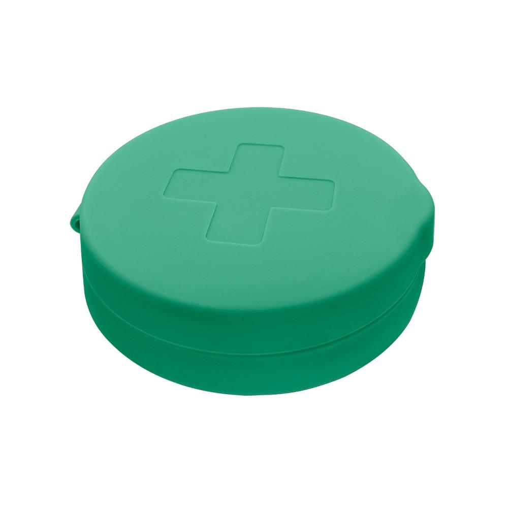 Round Shape Pill Organizer Silicone Supplement Organizer  Vitamin Cod Liver Oil Storage