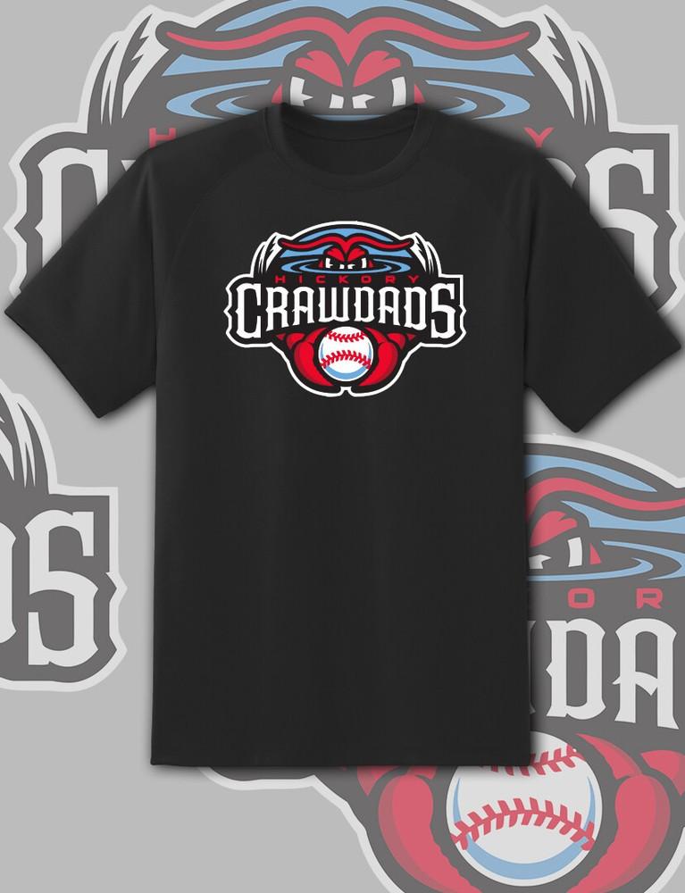 Hickory Crawdads Логотип Milb Футболка Детская M - Взрослая 6XL Быстрая доставка! L