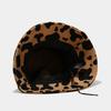 New Women Woolen Bucket Caps Trendy Cow Pattern Outdoor Travel Sun Hat Protection Fisherman Cap Fashion Shading Panama Hats