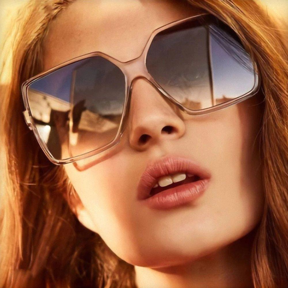 Women Men Eyewear Fashion Vintage Square Sun Glasses Fashion Shades Oversized Sunglasses UV Protection