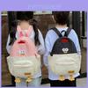 Adorable Cartoon Chick Children's Backpack For Preschool Boys And Girls In Soft Colors