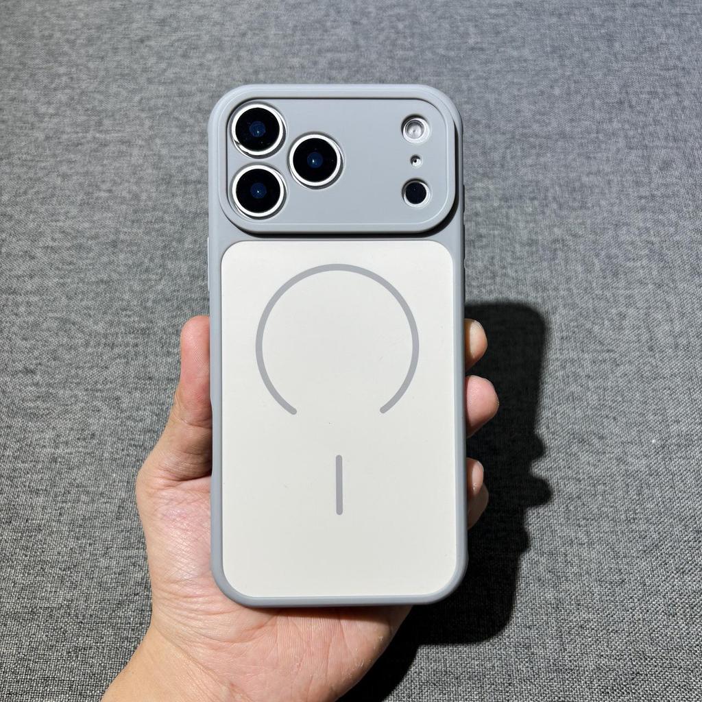 iPhone 17 Pro Max Magnetic Lens Protection Case - Full Coverage, Anti-Drop, Frosted Feel