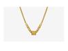 Brand French-Style Titanium Steel Drip Oil Clavicle Necklace, Hip Hop Inspired, P1010
