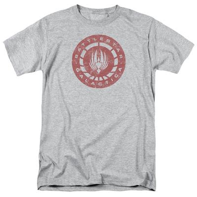 Battlestar Galactica Eroded Logo Sci Fi TV Show Tee Sport Unisex T-shirt