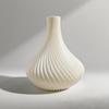 3D Printed Vase Modern Style Vase Flower Vase With Swirl Pattern Aesthetic Floral Display Vase For Living Room Desktop Decor