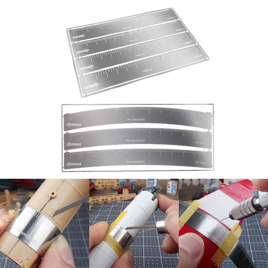 Etched Ruler Assembly DIY Specific Modeling Tools for Adults -92604