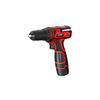 Perceuse-visseuse 12V - CASALS - 2 batteries - Chargeur inclus - Coffret d'accessoires complet