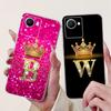 For Realme C30 Case Cute Crown Letter Cover Soft Silicone Phone Case For Realme C 30 C30 4G RMX3581 RMX3623 Protection Covers