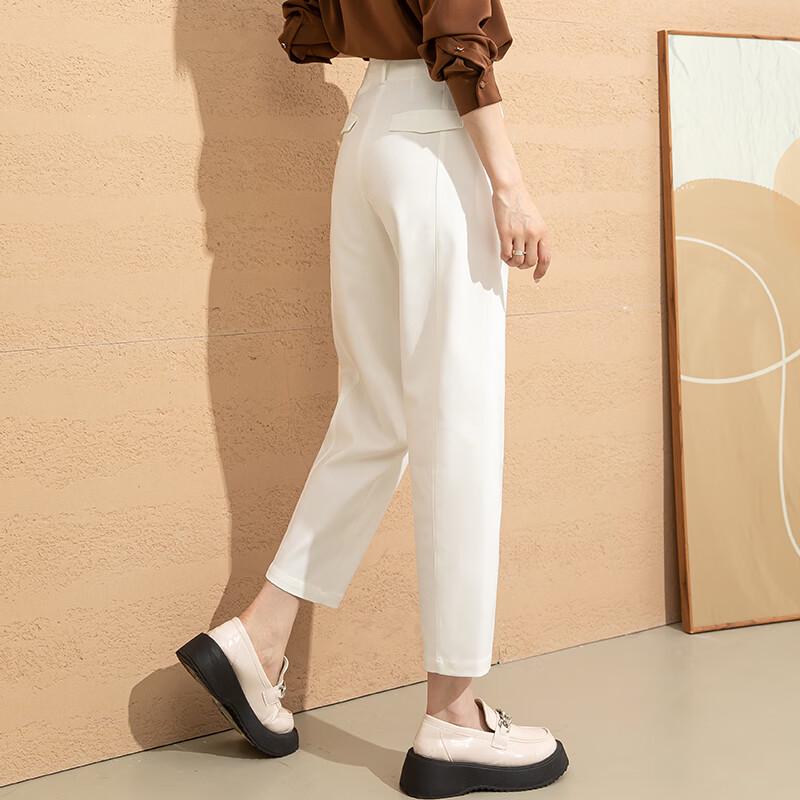 Fanzhen Women's Modal Blend Harem Ankle Trousers