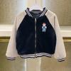 Children's Autumn/Winter Thick Raglan Sleeve Fur Baseball Jacket
