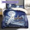 Cartoon Pattern Bedding Quilt Set Quilt Cover Pillowcase Home Decoration Birthday Gift (1 * duvet cover + 2 * pillowcase, without core)
