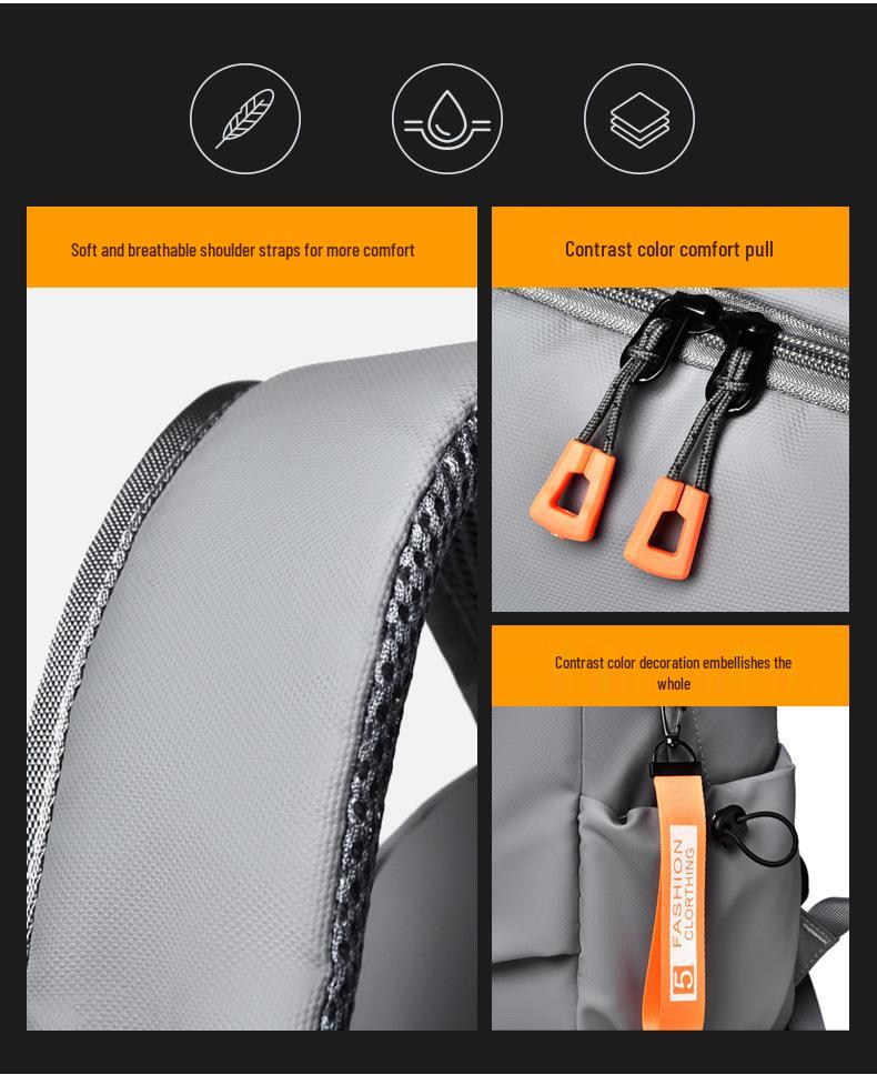 Men's High-End Fashion Waterproof Travel and Business Laptop Backpack