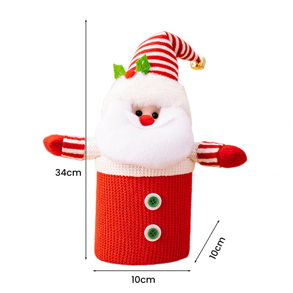 Weihnachts-Süßigkeitenbox Gestrickter Weihnachtsmann Schneemann Puppe Weihnachtsgeschenkbox Keks Leckerli Snack Süßigkeitenbehälter Weihnachten navidad 2025