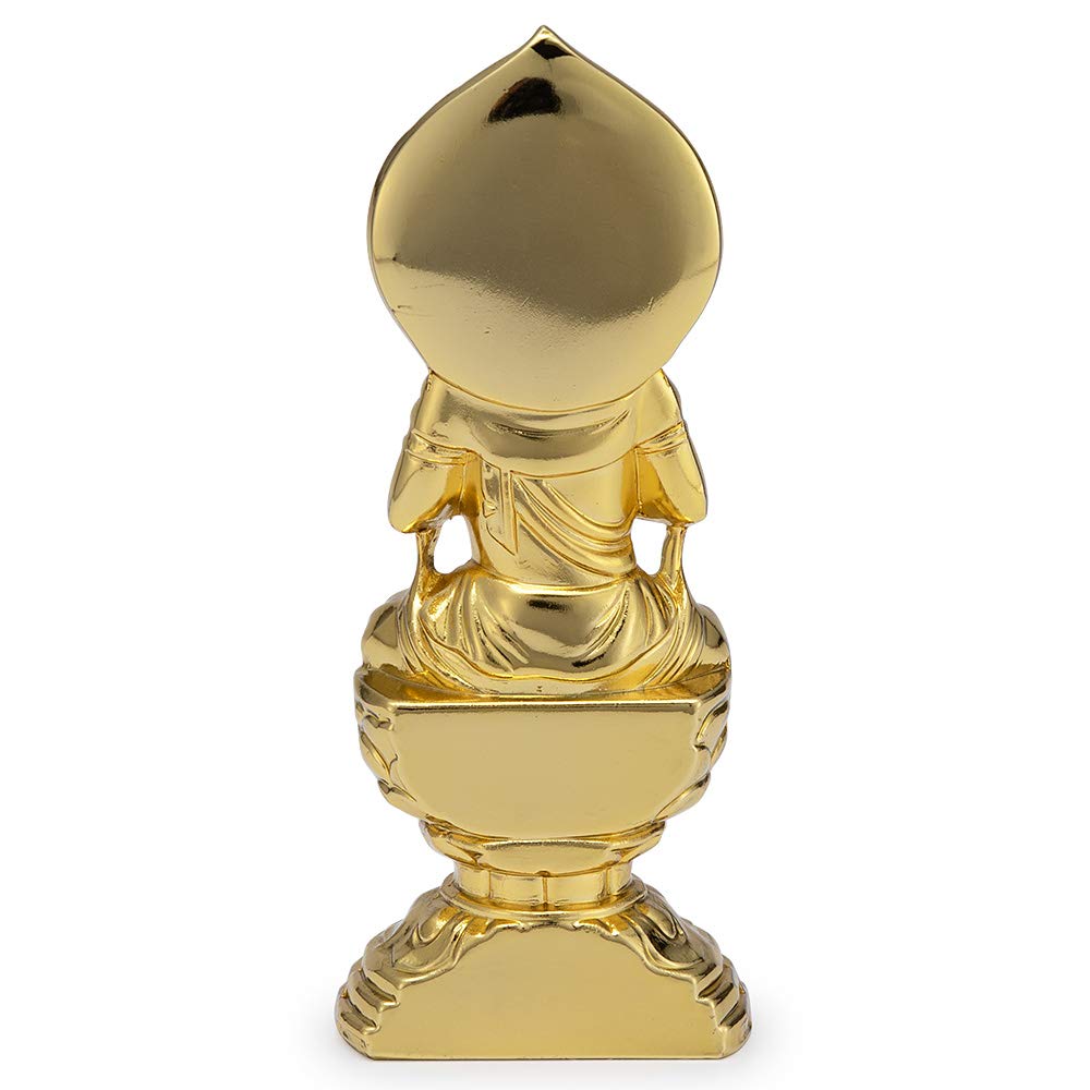 Buddhist Altar Shop Takita Shoten Buddhist Statue: Seishi Bodhisattva (Born in the Year of the Horse) Alloy (6.8cm High x 2.8cm Wide) [Crafted by