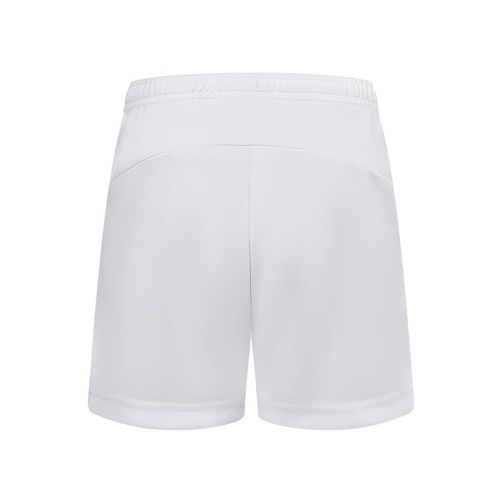 Li-Ning Simple Comfortable Soft Quick-Dry Sports Elastic Waist Five-Point Casual Shorts Women shorts White AAPU136-2