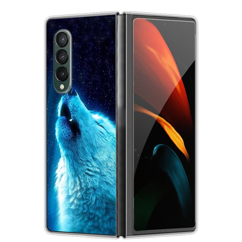 Etui na Samsunga Z Fold 5 Słodkie Modne Twarde Przezroczyste Etui na Telefon dla Samsunga Galaxy Z Fold5 5G ZFold 4 6 5G Powłoka Ochronna ZFold6